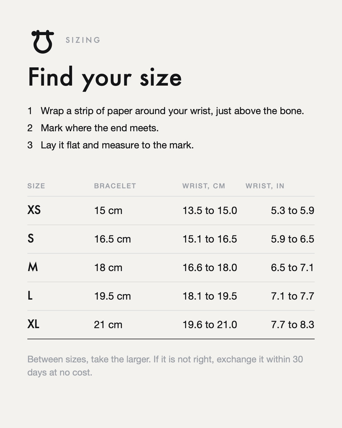 How to measure your wrist for Halyard